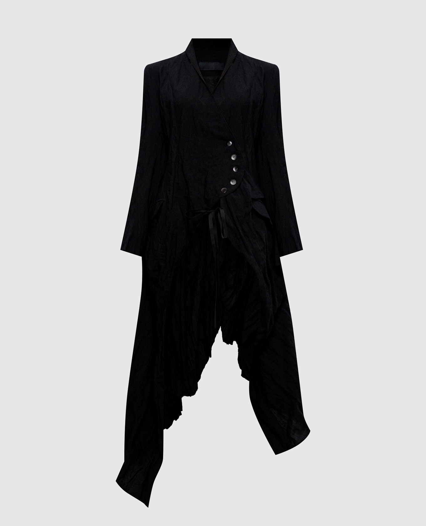 

Black wool jacket with train Marc Le Bihan