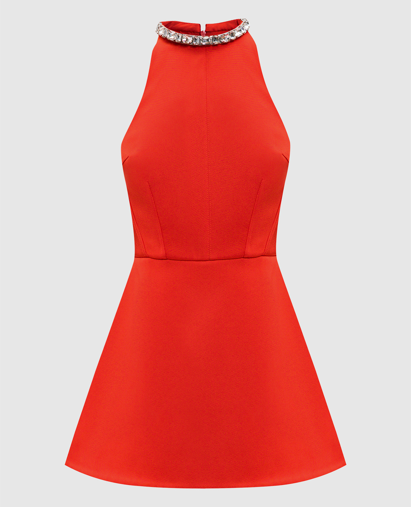 

Red mini dress with crystals David Koma