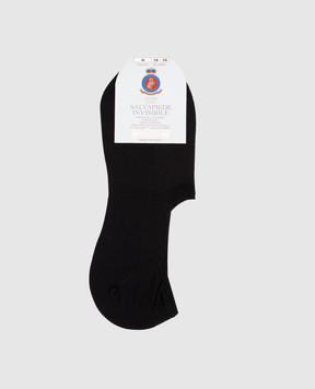 RiminiVeste Black footprint socks WN8005SALVAPIEDE