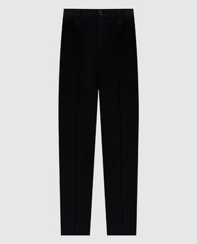 Y`S Yamamoto Black pants with linen YOP17300