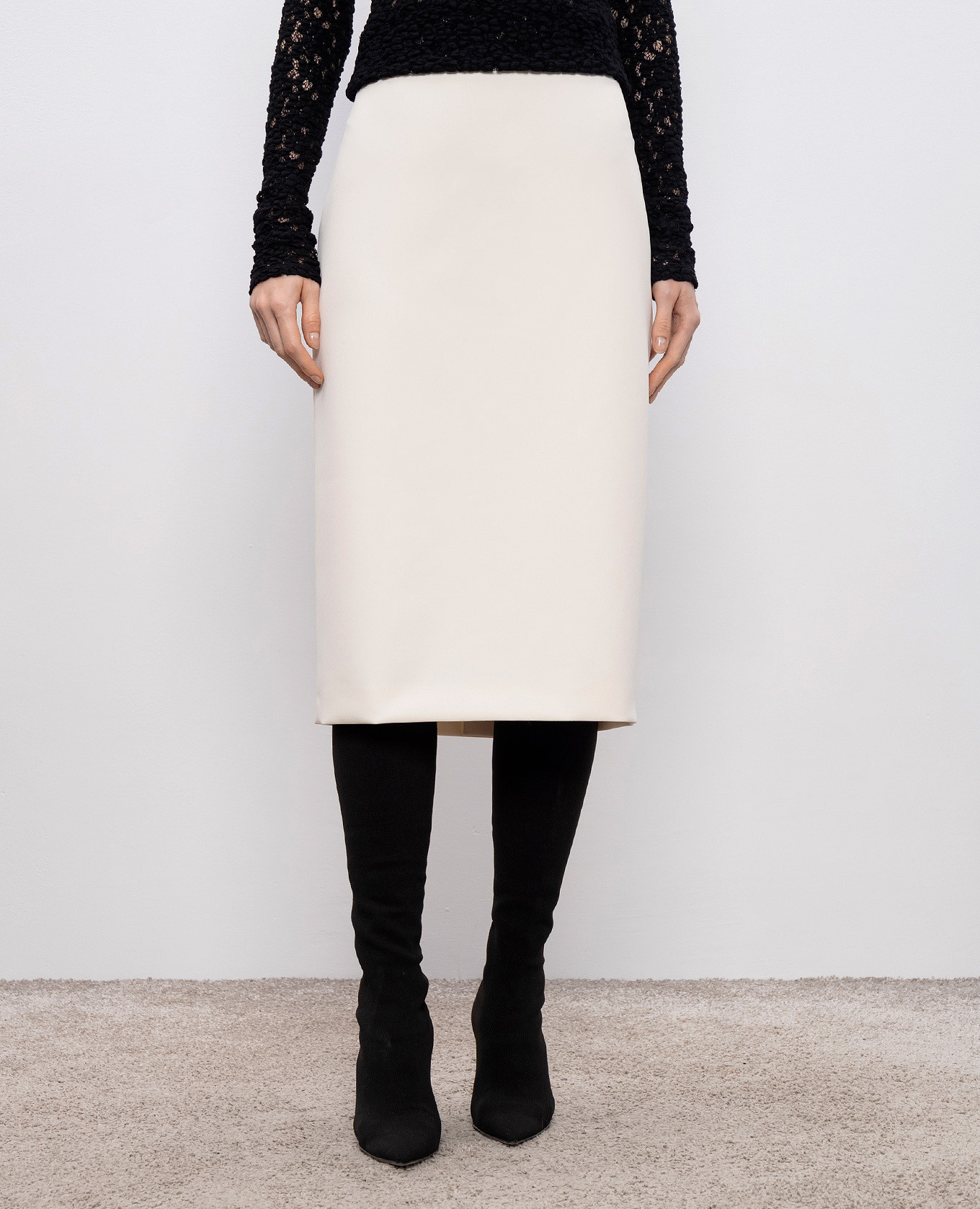 

Beige pencil skirt FLASH Max Mara