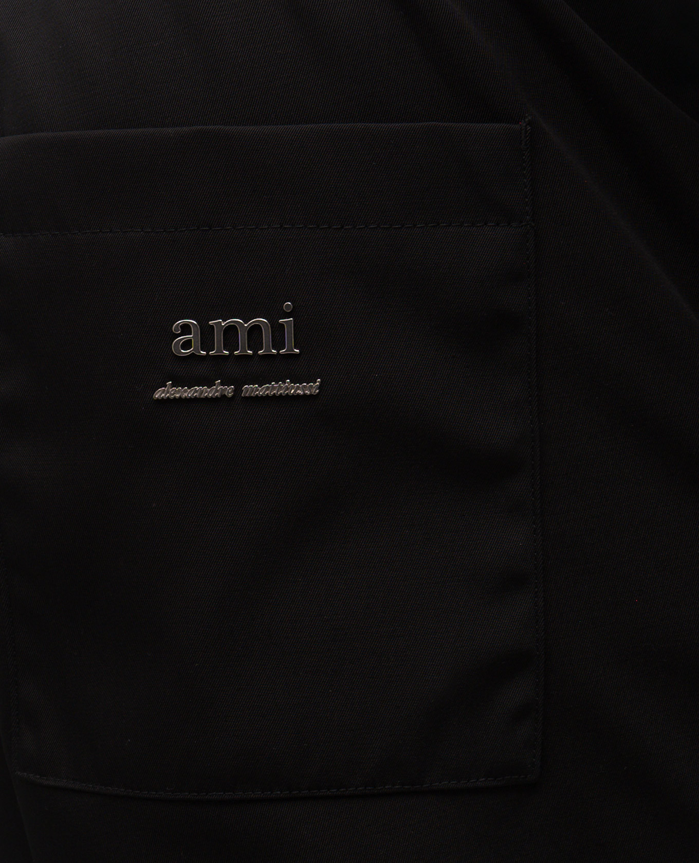 

Black shorts with logo Ami Paris