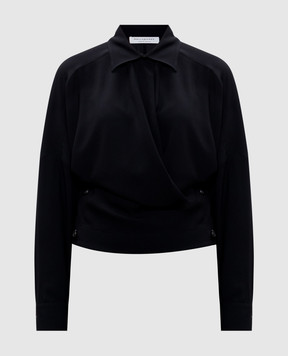Philosophy di Lorenzo Serafini Black blouse A02105719