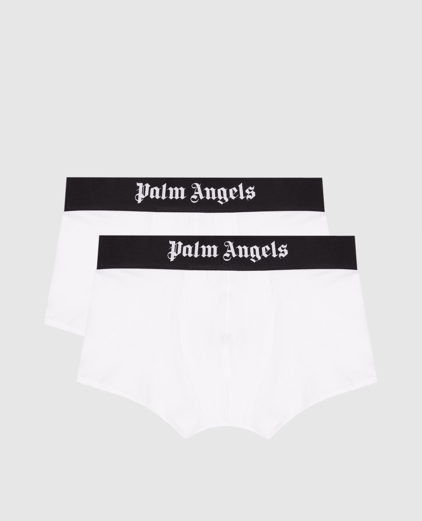 

Set of white boxer briefs with logo Palm Angels