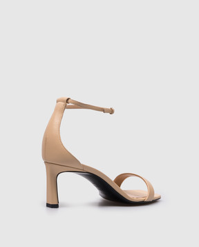 Sergio Rossi Liya beige leather sandals B08351MNAN07