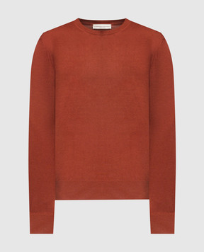 Cashmere&Whiskey Brown jumper with silk and cashmere FS02