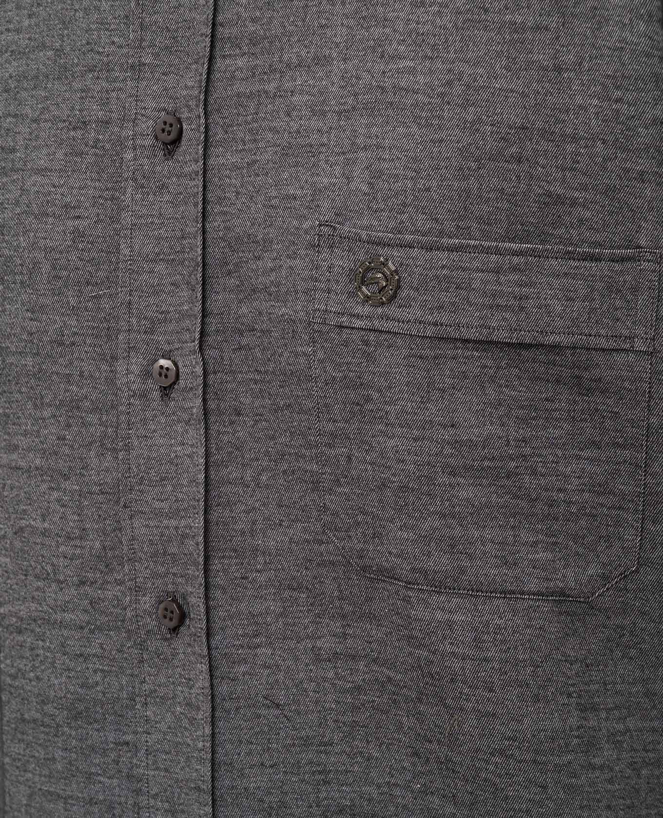 

Gray cashmere shirt with metallic eagle head print Stefano Ricci, Grey