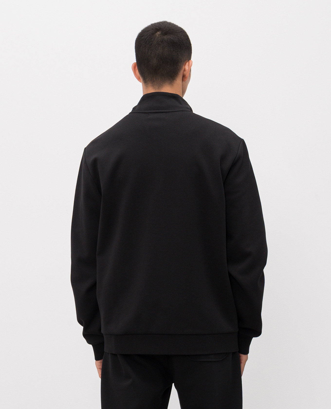 

Black sports jacket with logo Woolrich