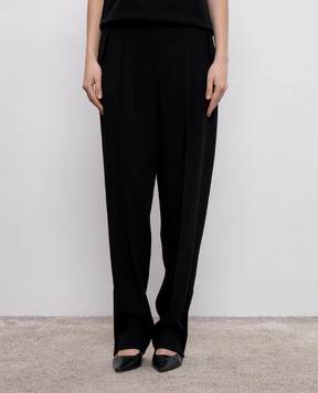 JOSEPH Alexis black wool pants JP001704