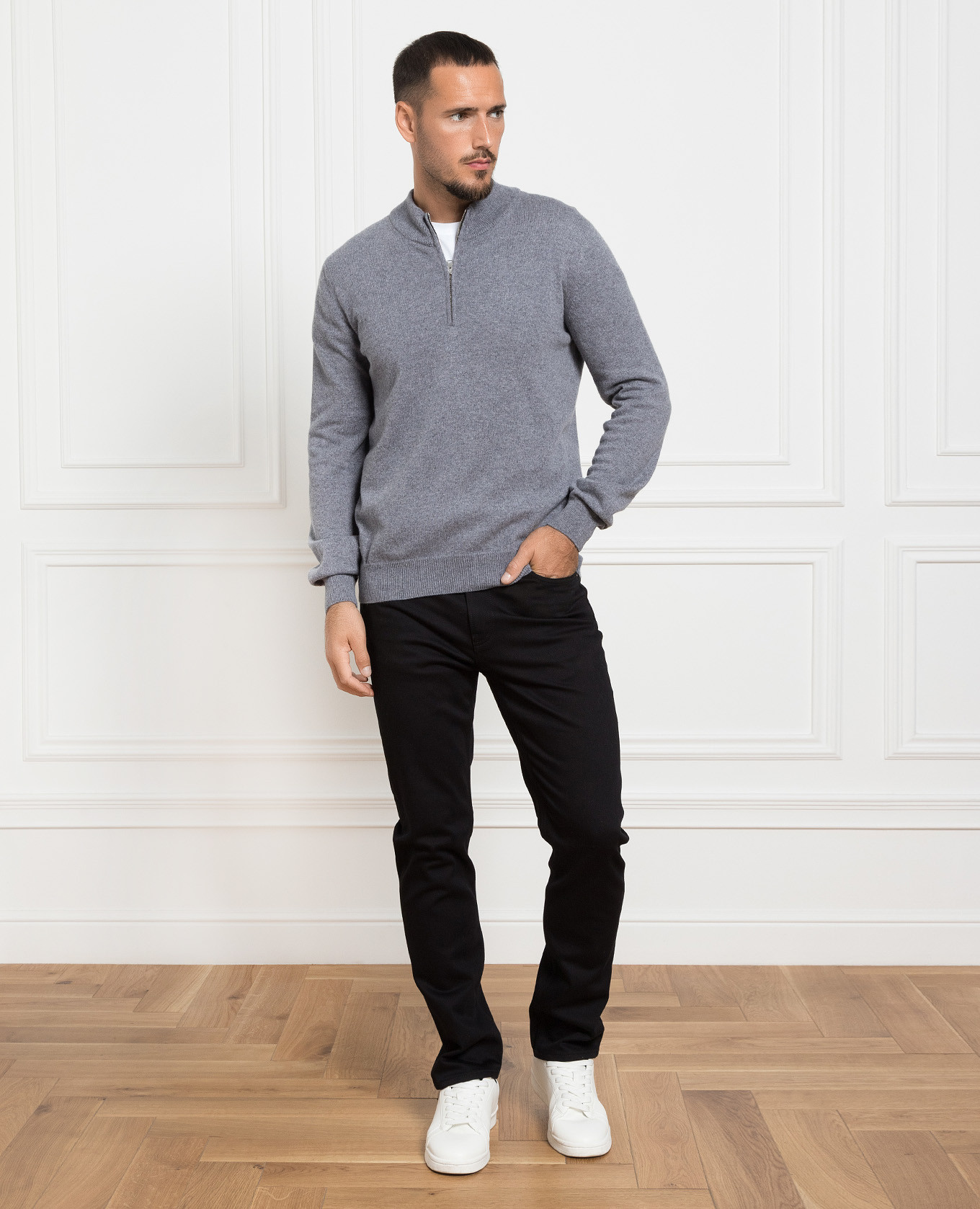 

Gray cashmere jumper Cashmere&Whiskey, Grey