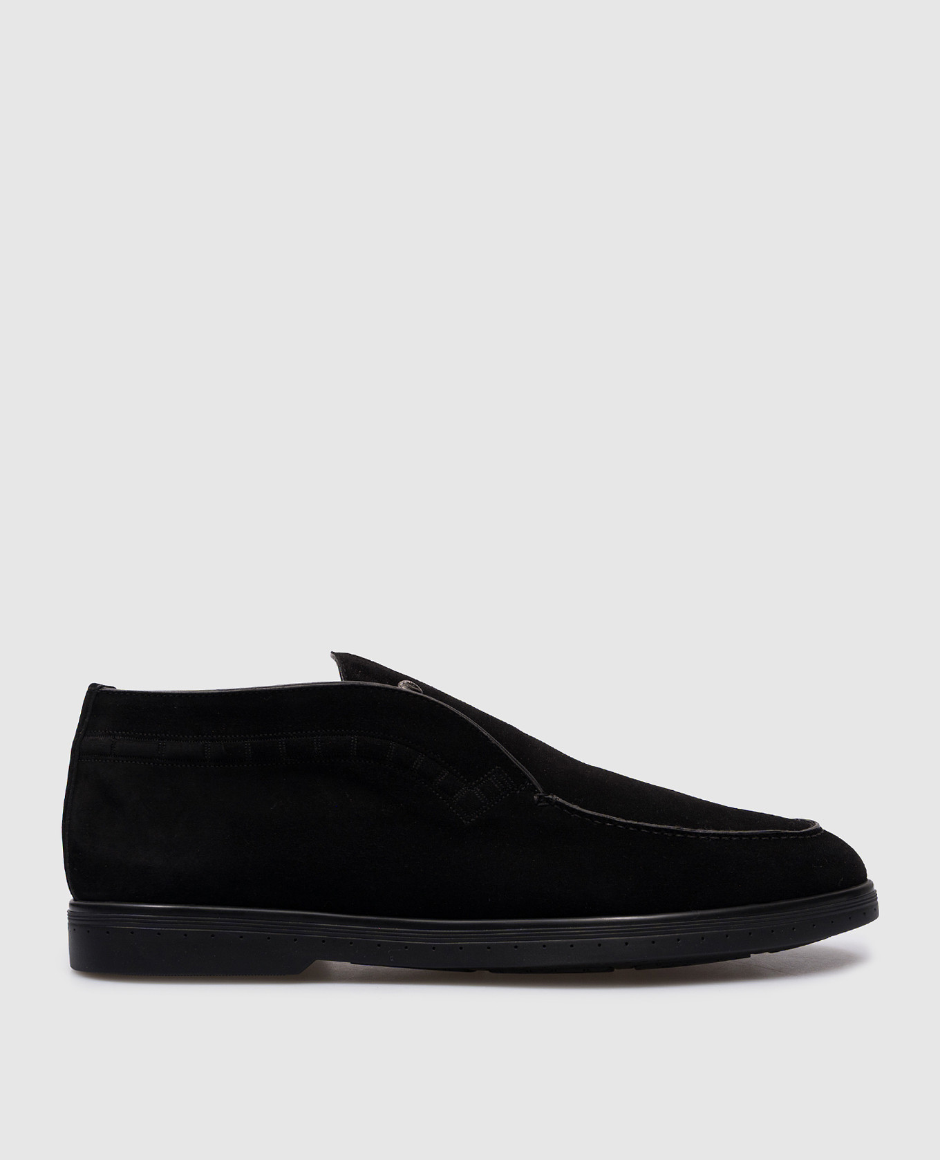 

Black suede deserts with logo Stefano Ricci