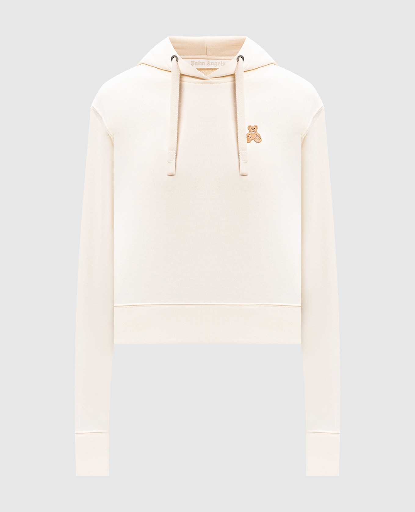 

Bear in Mind beige appliqué hoodie Palm Angels