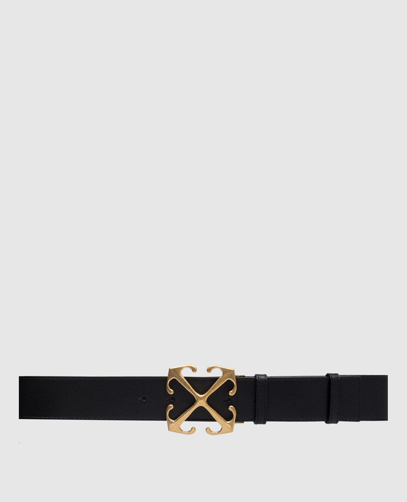 

Black leather strap with Arrow logo Off-White