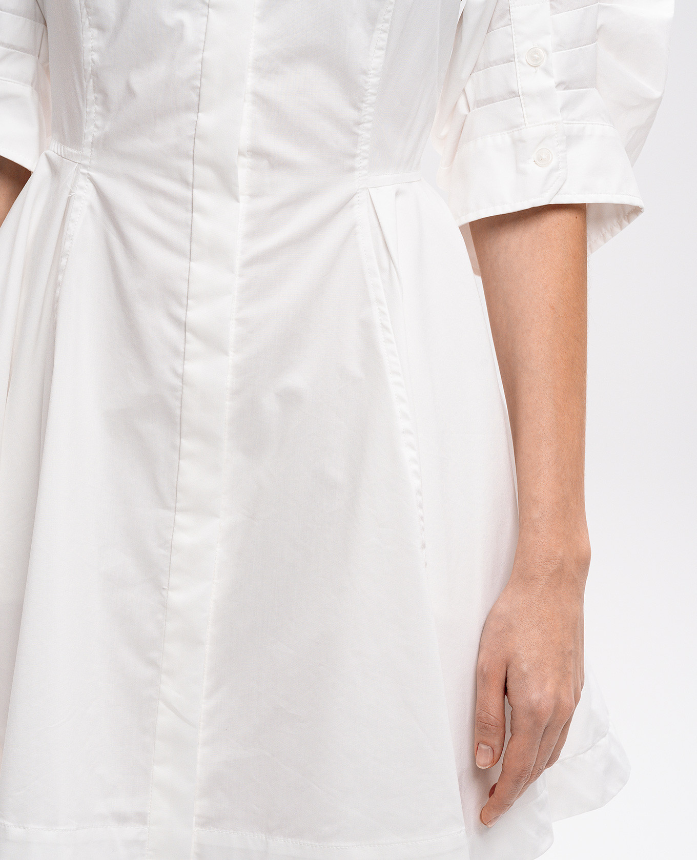 

White Jazzie shirt dress Simkhai