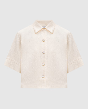 Simkhai Khloe yellow tweed shirt 3252204SW