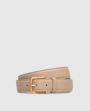 Babe Pay Pls Beige leather belt 0C004