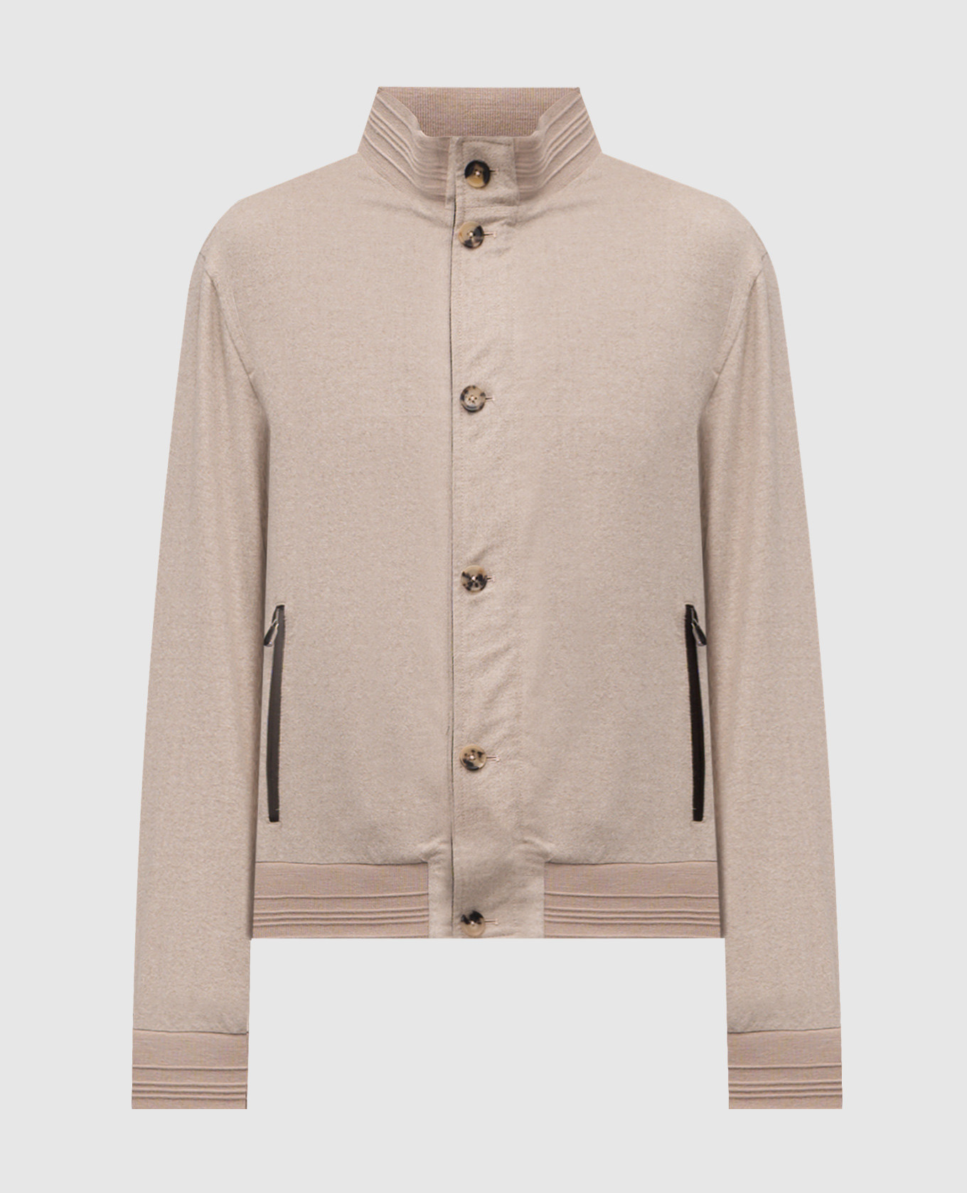 

Beige cashmere jacket ISAIA