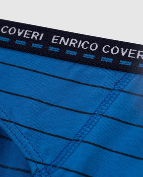 RiminiVeste Enrico Coveri blue striped briefs for children ES4116