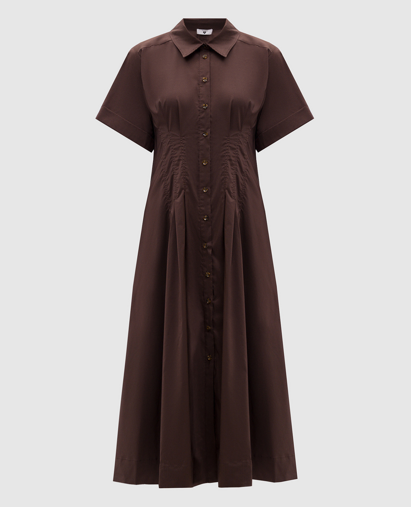 

Brown shirt dress Twinset