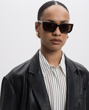 Max Mara GLIMPSE8 Brown Sunglasses with Logo Engraving GLIMPSE7