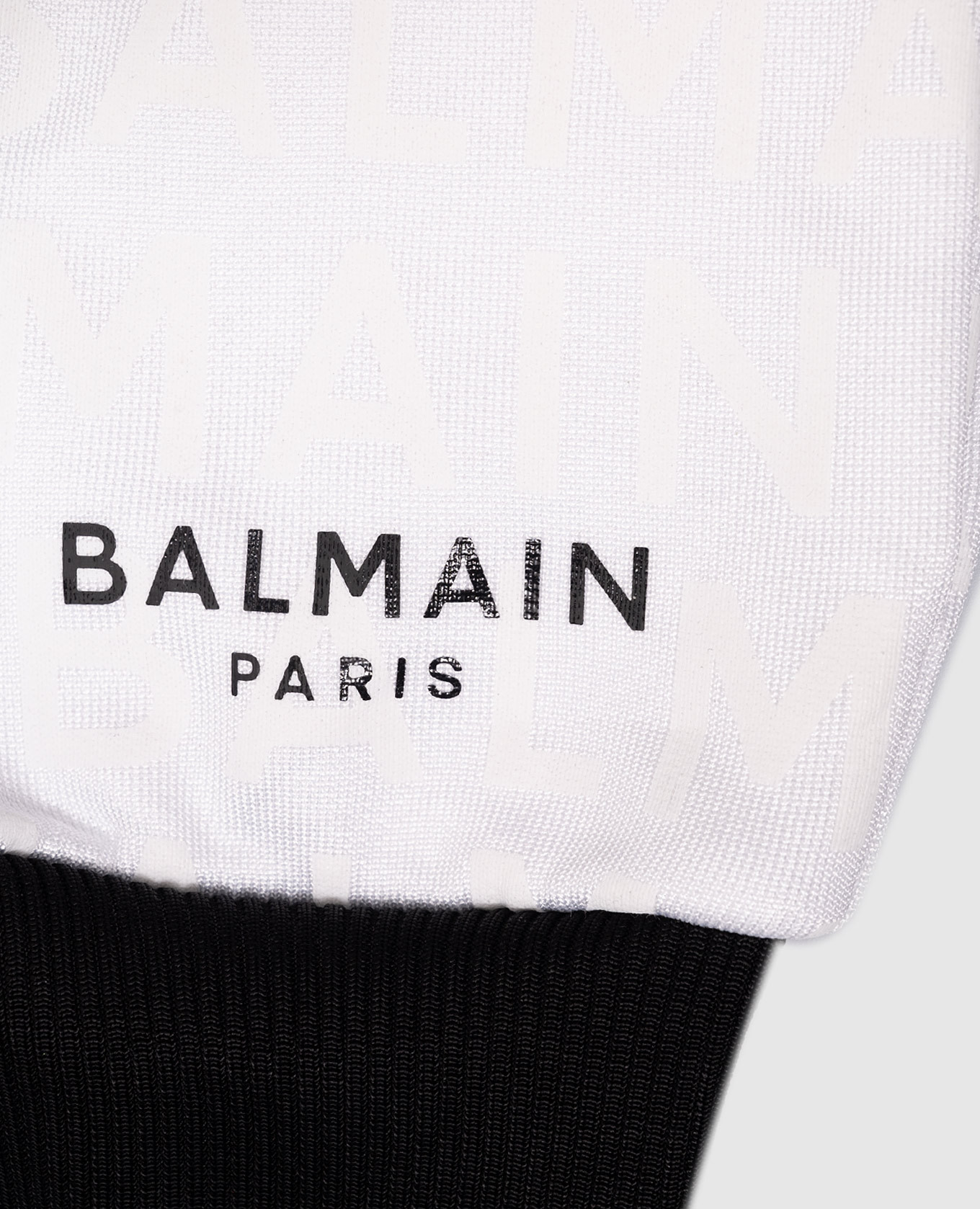 

Children's white vest with logo print Balmain