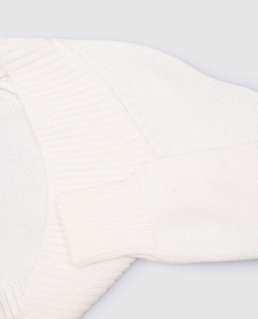 CAF Children's white woolen bolero 701FI6M5