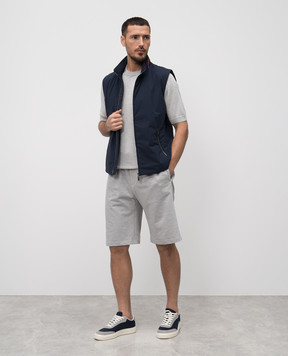 Peserico Grey shorts with logo R54169J00N00074