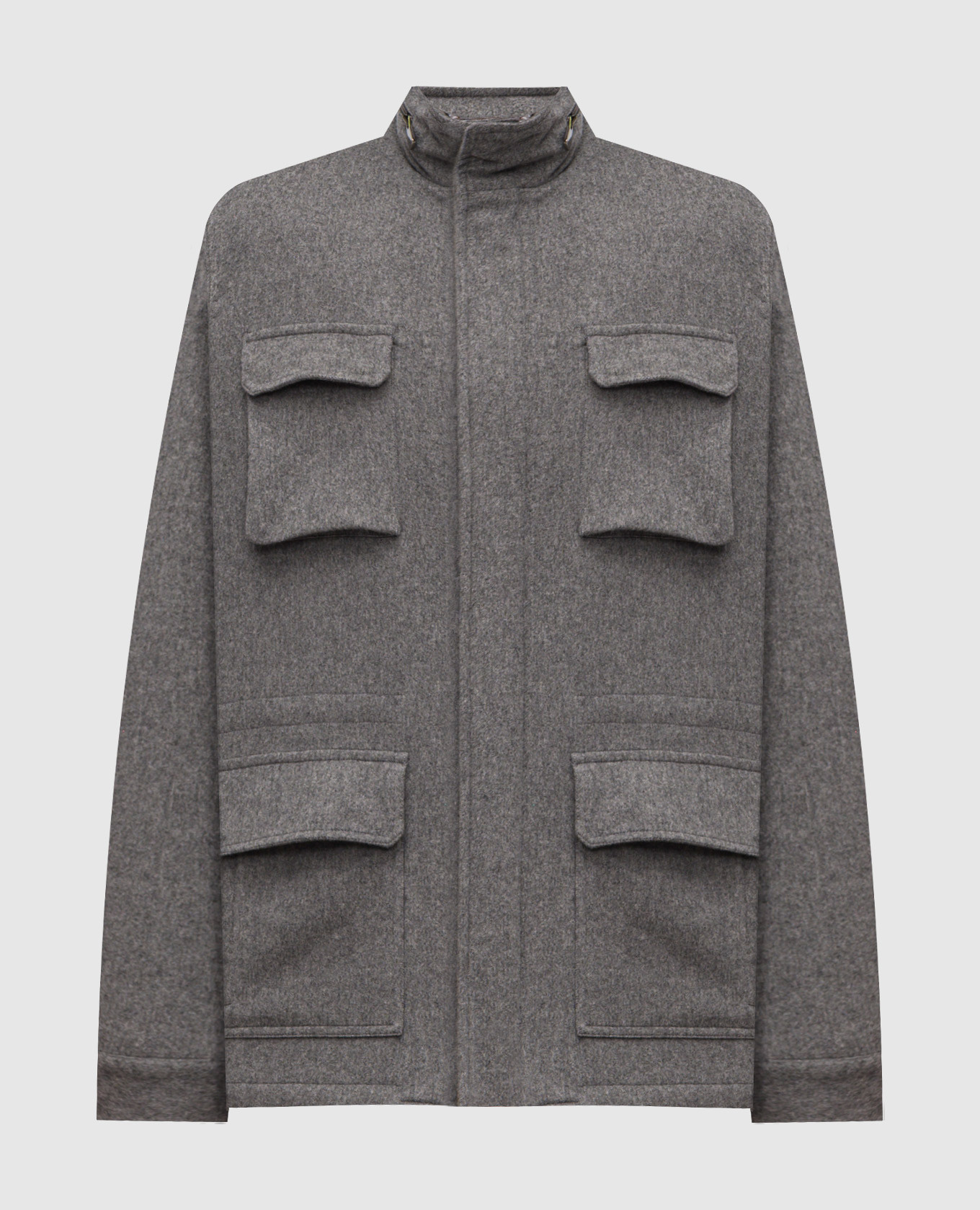 

Gray cashmere jacket ISAIA, Grey