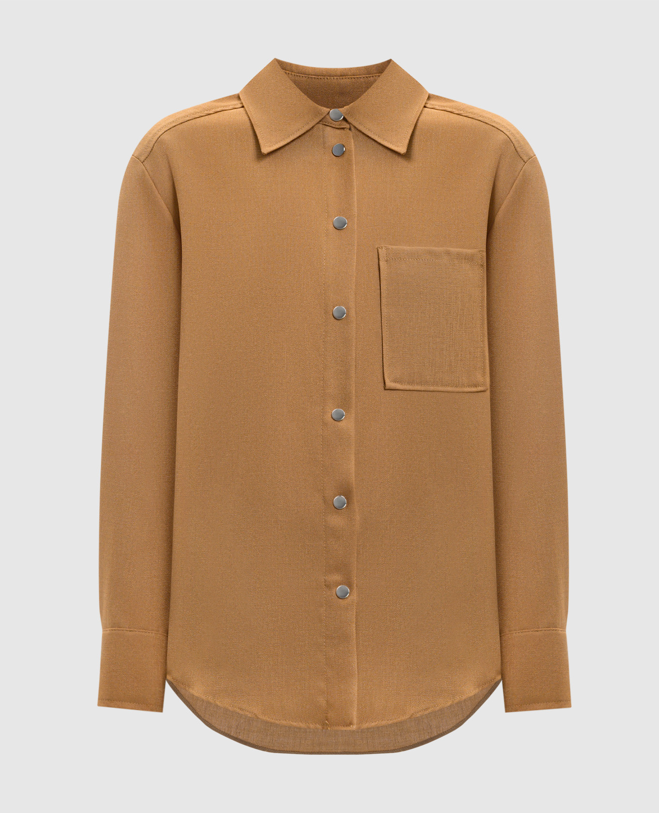 Brown AMAZING shirt with wool Max & Co