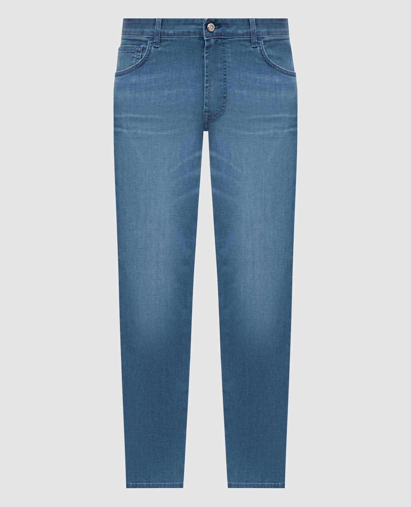 Blue jeans with a worn effect Stefano Ricci