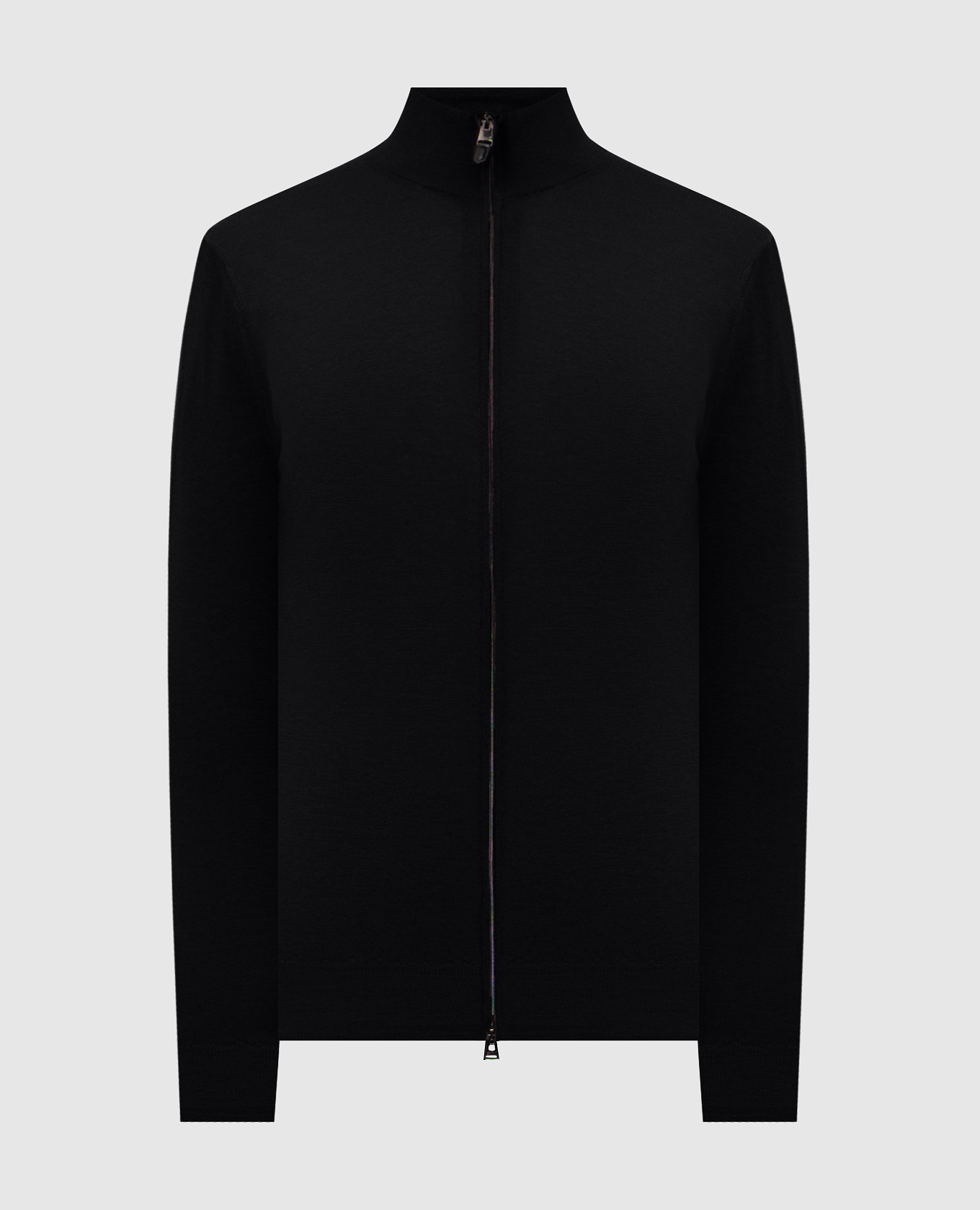 

Black wool cardigan Canali