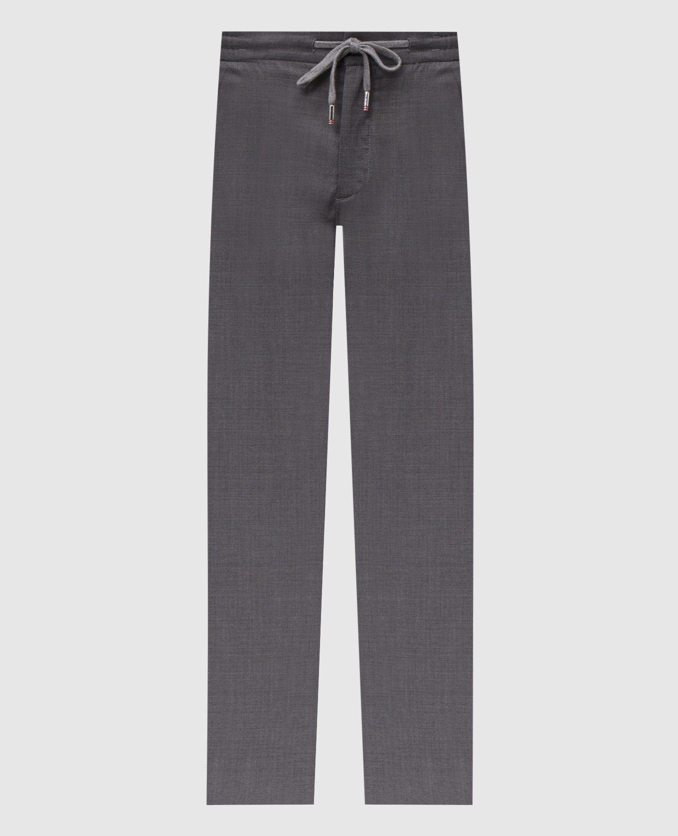 Gray wool and silk pants Marco Pescarolo