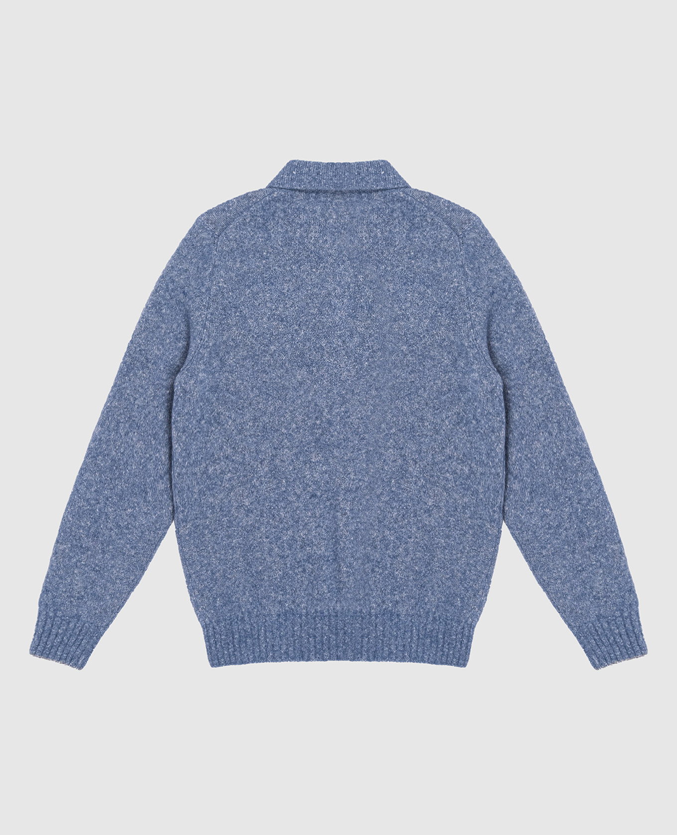 

Children's blue sweater with wool with a patch of the VS logo Brunello Cucinelli