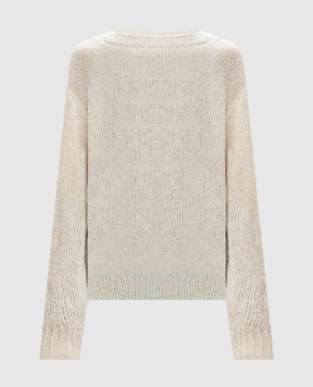 The Row Gersten white cashmere sweater 8056Y114