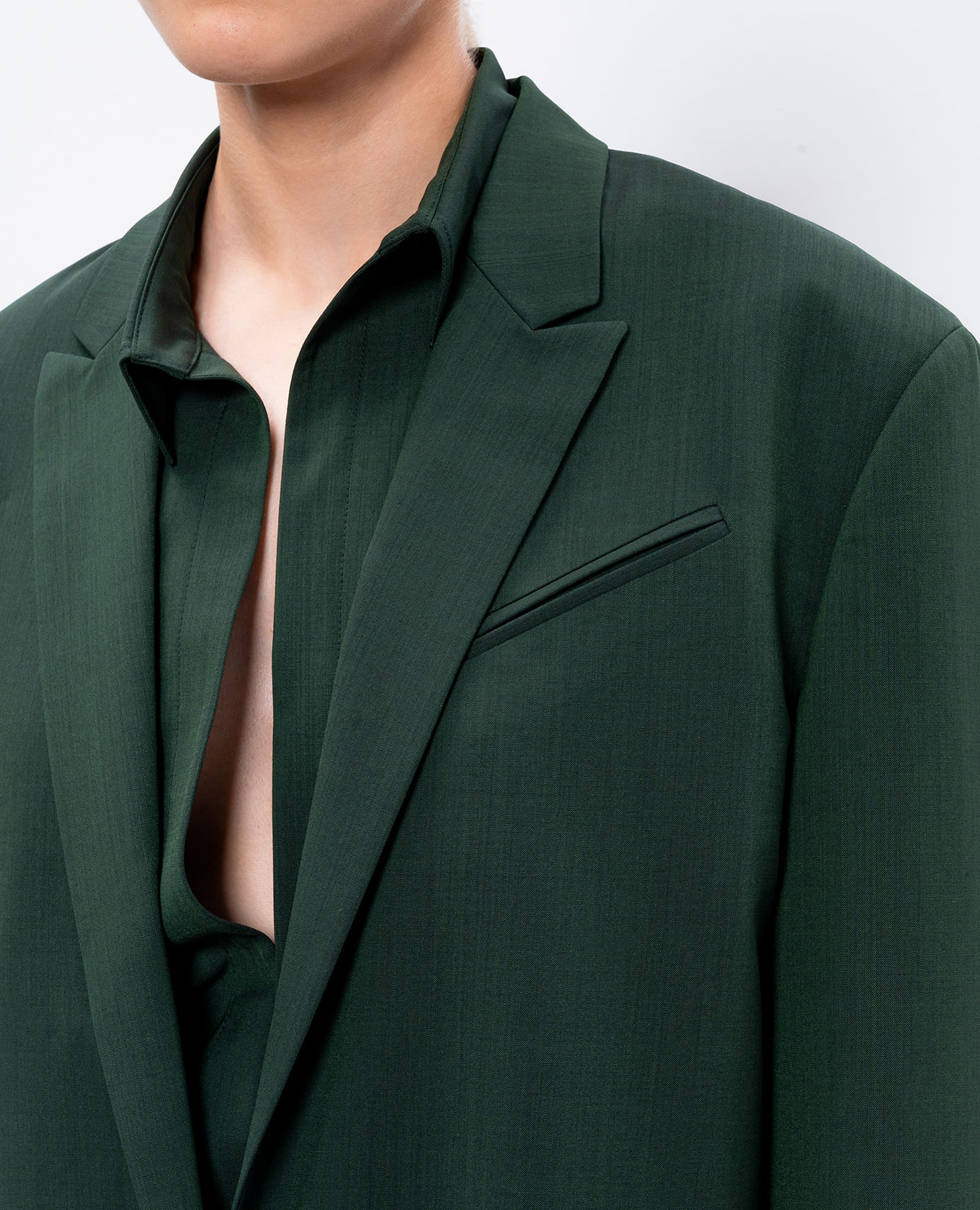 Green jacket with wool Philosophy di Lorenzo Serafini 5