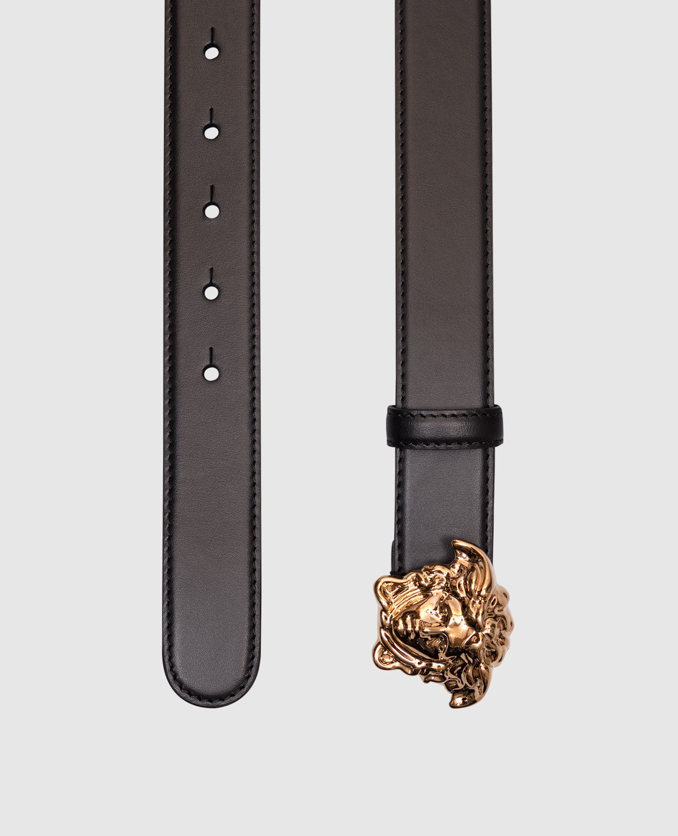 

Black leather belt with La Medusa emblem Versace