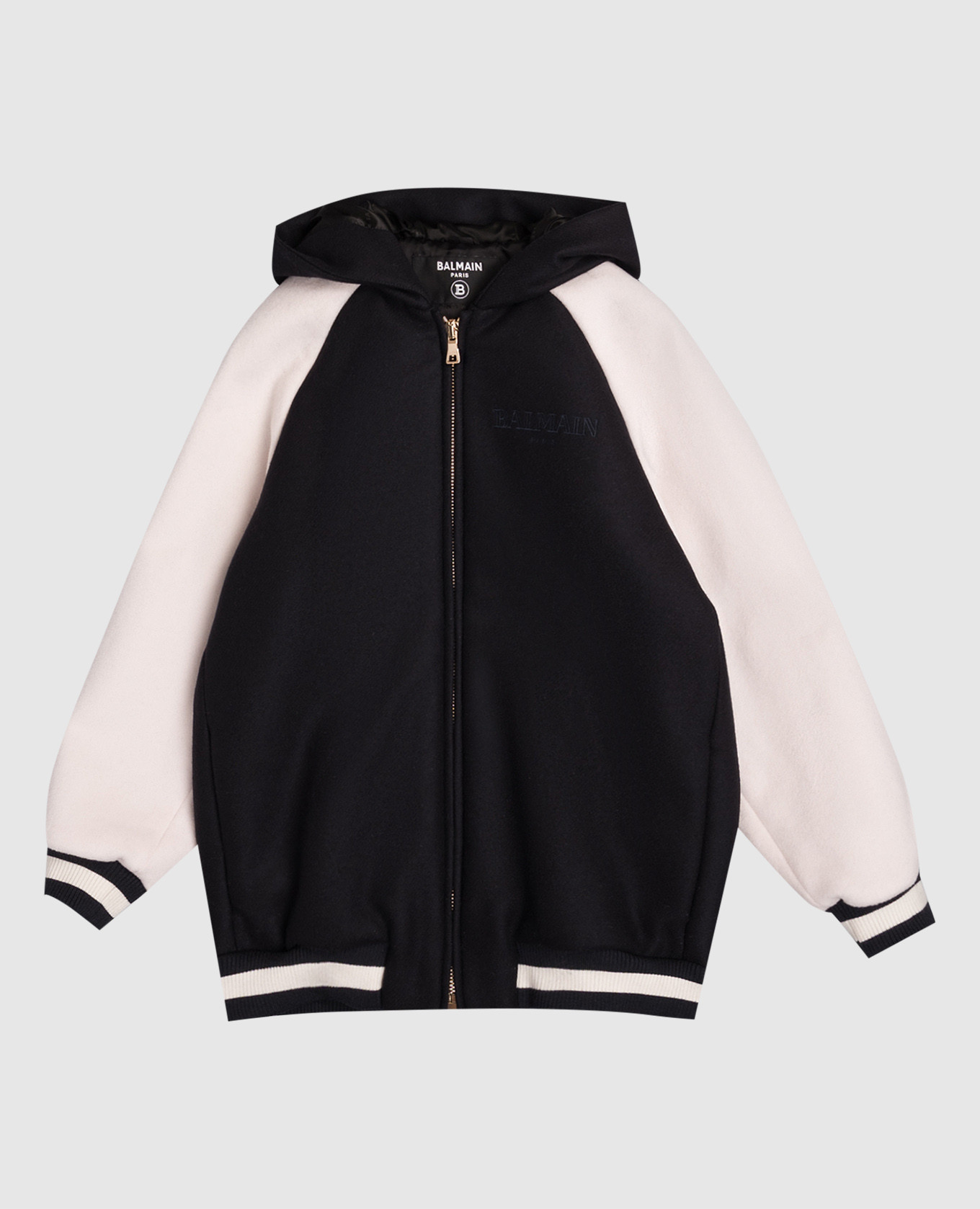 

Children's black jacket with wool Balmain