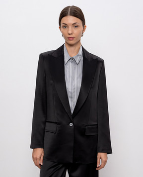 Peserico Black jacket with wool E0119707556