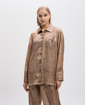 Alexander Wang Yellow printed blouse 1WC3242550