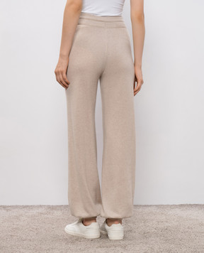 Enrico Mandelli Beige cashmere sweatpants 2KD16A5519