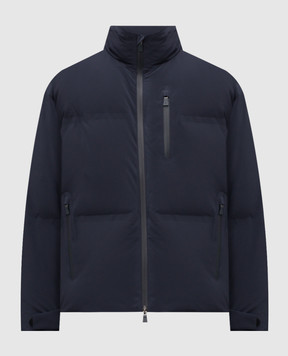 Herno Blue down jacket with logo PI001290U12590SZ