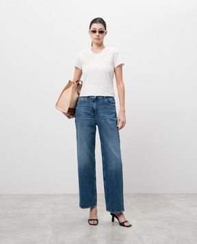 Twinset Blue jeans with a worn effect 251AP2382