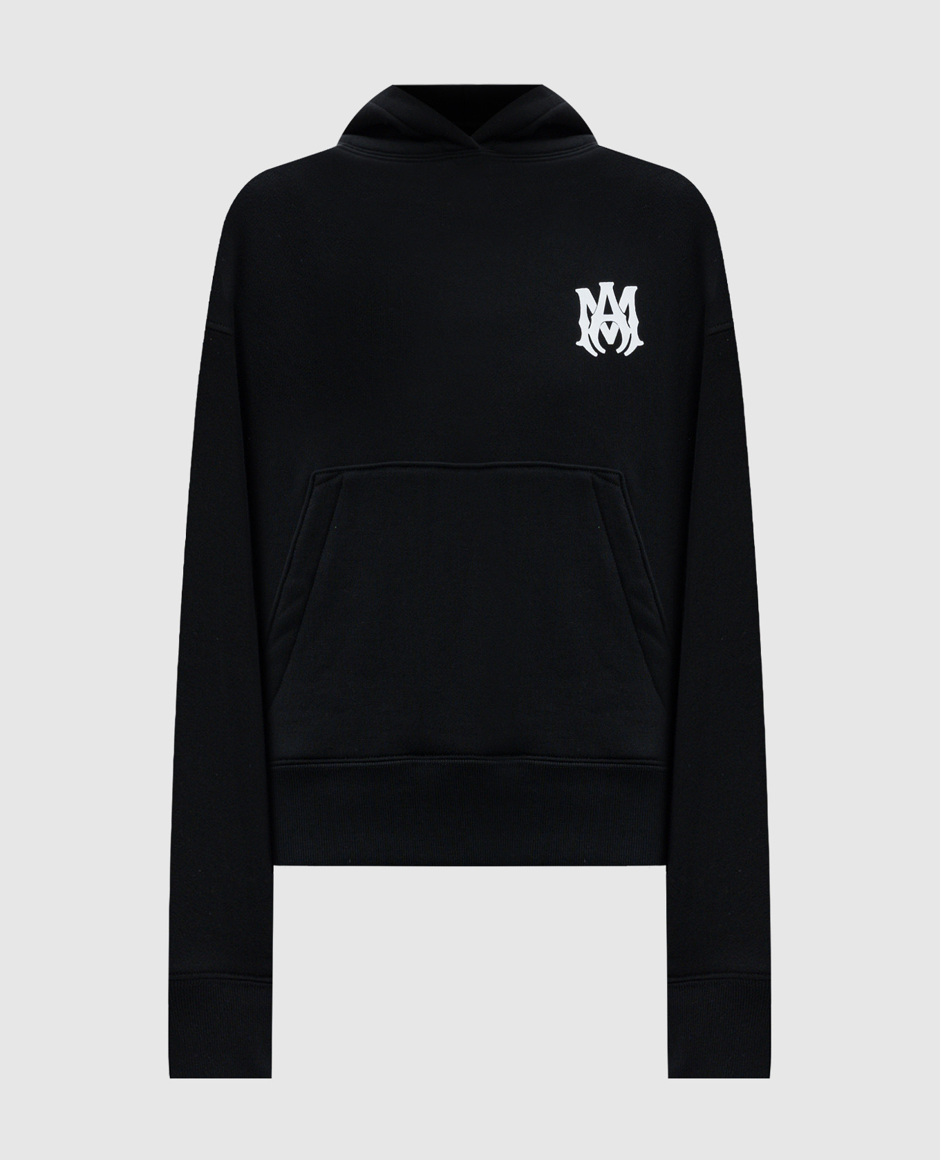 

Black hoodie with logo print AMIRI