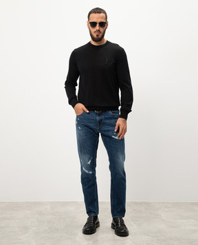 Dolce&Gabbana Black cashmere jumper GXX02ZJAWXR