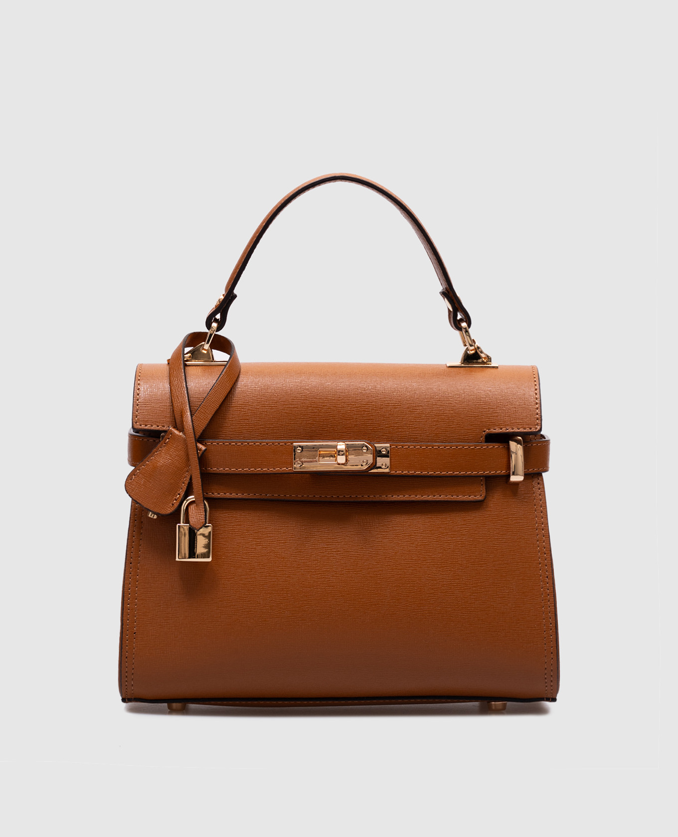 

Brown leather messenger bag Gianni Notaro