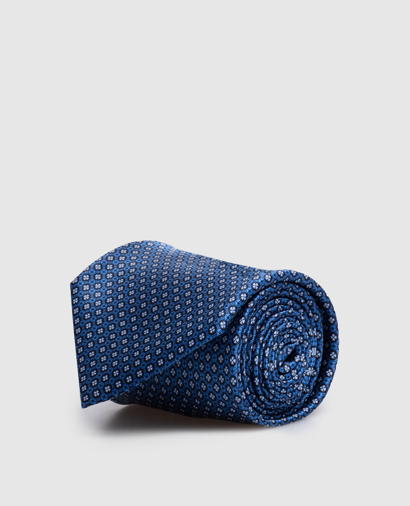 

Blue tie in silk patterned with Swarovski crystals in a gift box Stefano Ricci