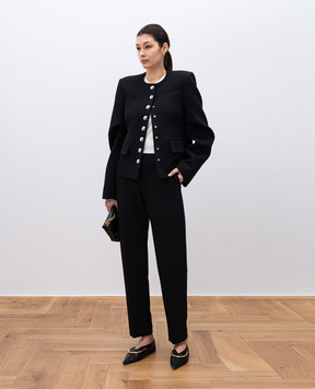 Khaite Black Cambie wool pants 31584127