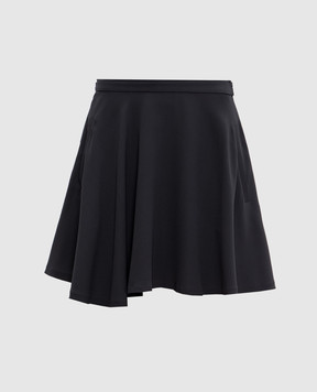 Brunello Cucinelli Gray silk mini skirt MA901G2219