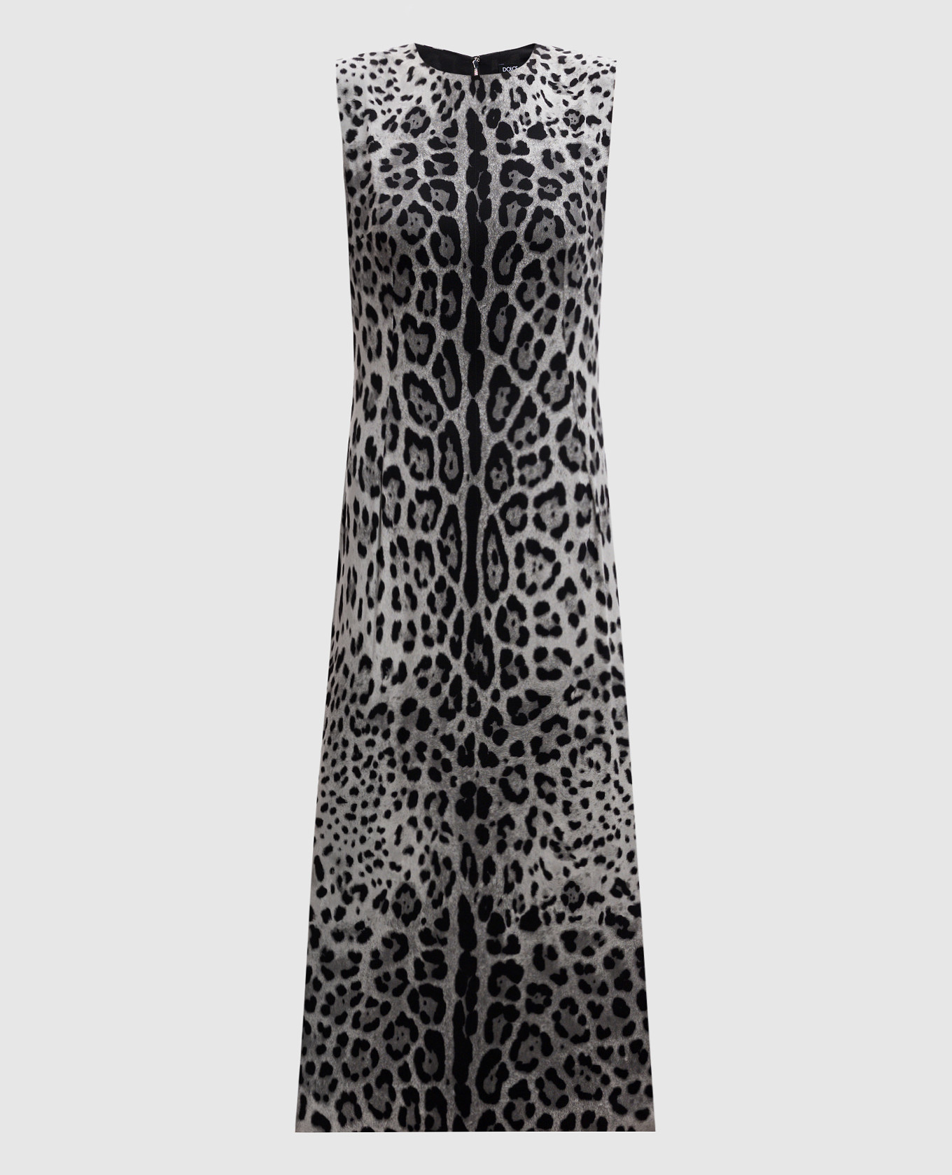 

Gray animal print silk sheath dress Dolce&Gabbana, Grey