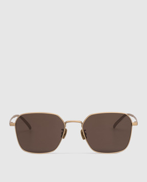 Bottega Veneta Gold sunglasses with logo 841398VIGA0